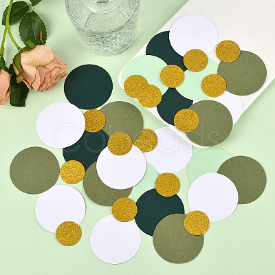 200Pcs Round Paper Table Scatter Confetti DIY-SC0032-57B-1