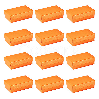 Rectangle Cardboard Paper Jewelry Box LS-CON-TAC0015-01G-1