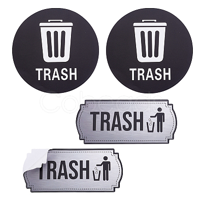 2 Styles PVC Self Adhesive Stickers DIY-GA0009-89-1