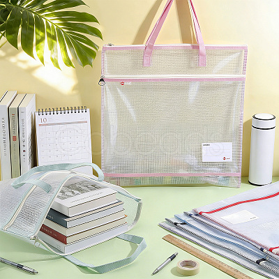 7Pcs 7 Styles PVC Double Layer Storage Tote Bags ABAG-DL0001-02-1