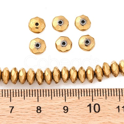 Electroplate Non-magnetic Synthetic Hematite Beads Strands G-J160-D-02-1