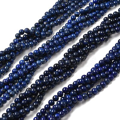 Natural Lapis Lazuli Beads Strands G-K311-14A-7MM-1