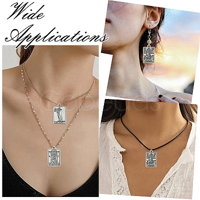 40Pcs 20 Styles Tibetan Style Zinc Alloy Pendants FIND-CJC0004-36-1