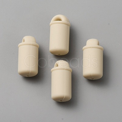 Bottle Food Grade Eco-Friendly Silicone Beads SIL-WH0006-20B-1