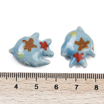 Handmade Porcelain Beads PORC-I029-02-1