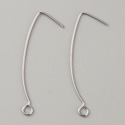 Brass Earring Hooks LS-KK-WH0044-141D-P-1