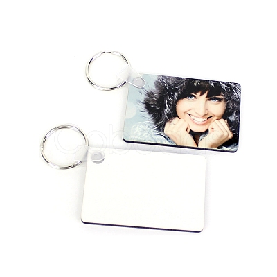Sublimation Double-Sided Blank MDF Keychains LS-ZXFQ-PW0001-050-1