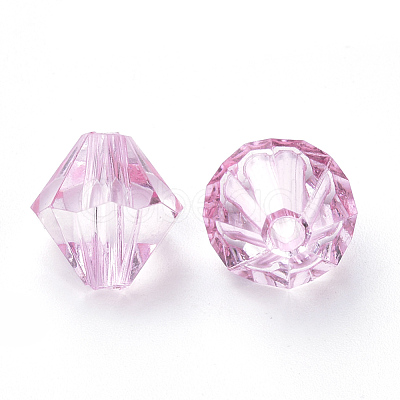 Transparent Acrylic Beads X-TACR-S146-10mm-02-1