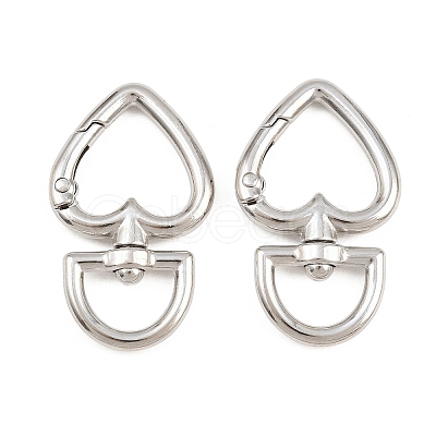 Zinc Alloy Swivel Clasps AL-CBAC079-11P-1