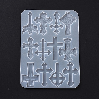 DIY Cross Pendant Silicone Molds LS-DIY-E057-02-1