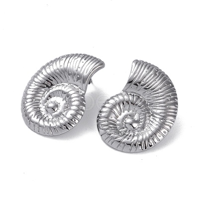 Non-Tarnish 304 Stainless Steel Stud Earrings EJEW-M250-02A-P-1