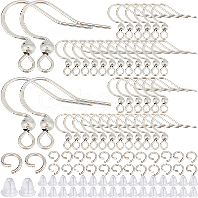 300Pcs 304 Stainless Steel French Earring Hooks STAS-SP0001-36-1