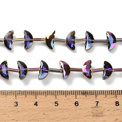 Electroplate Transparent Glass Beads EGLA-H112-05HR-02-1