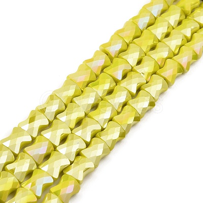 AB Color Plate Glass Beads Strands EGLA-P051-06A-B-1