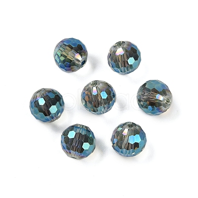 Transparent Electroplate Glass Beads EGLA-N002-31-G07-1