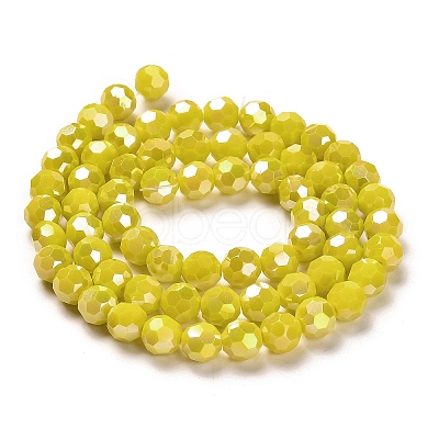 Opaque Glass Beads Stands LS-EGLA-A035-P8mm-B04-1