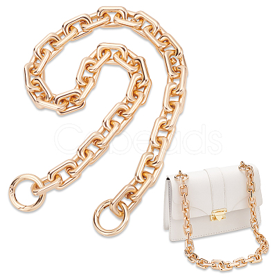 Brass Covered Aluminum Cross Chain Bag Handles PURS-WH0005-73LG-01-1