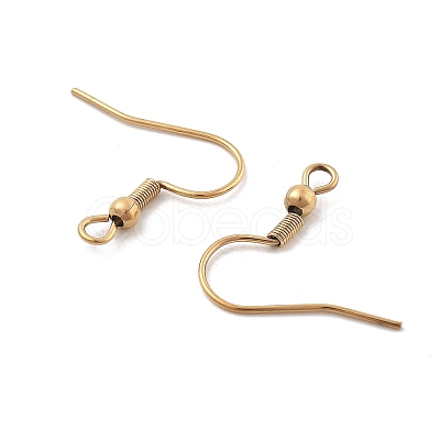 316 Surgical Stainless Steel Earring Hooks STAS-M288-06G-B-1