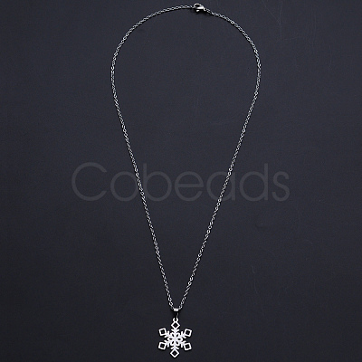 Non-Tarnish 201 Stainless Steel Pendants Necklaces LS-NJEW-S105-JN724-45-1-1