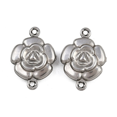 304 Stainless Steel Connector Charms STAS-L297-04P-1