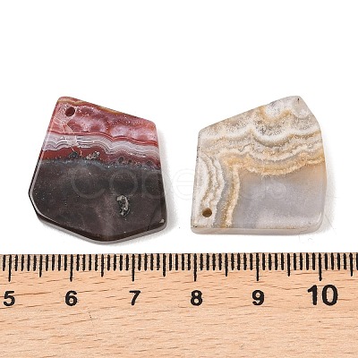 Natural Mexican Agate Pendants G-K381-22-1