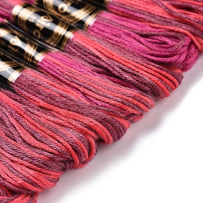 10 Skeins 6-Ply Polyester Embroidery Floss OCOR-K006-A56-1