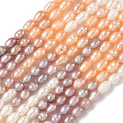 Natural Cultured Freshwater Pearl Beads Strands PEAR-C004-14A-1