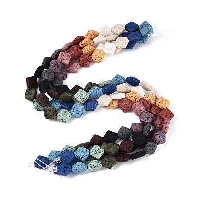 Natural Lava Rock Beads Strands G-N257-20A-01-1