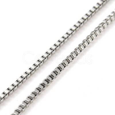 Non-Tarnish 304 Stainless Steel Add a Bead Adjustable Box Chains Bracelets for Women BJEW-M307-01A-P-1