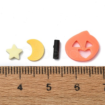 Halloween Handmade Polymer Clay Cabochons X-CLAY-M005-13-1