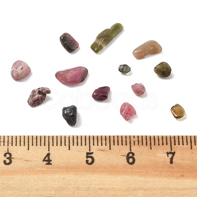 Natural Multicolor Tourmaline Chip Beads G-O103-07-01-1