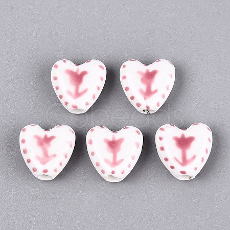 Handmade Porcelain Beads PORC-Q005-10D-1