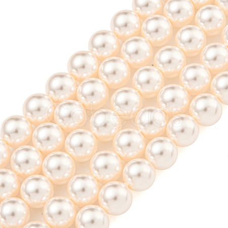 Glass Pearl Beads Strands HY-G002-01D-03-1