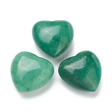 Natural Green Aventurine Heart Love Stone G-J391-02D-1