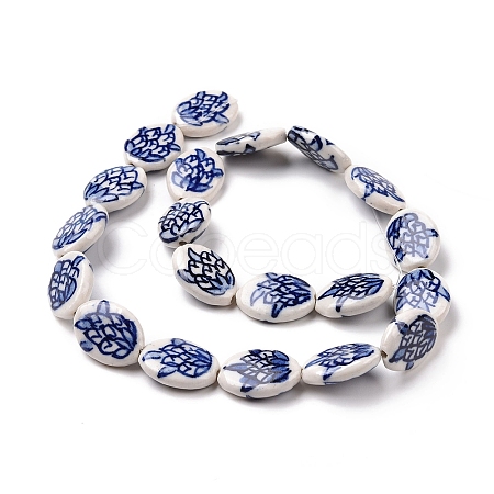 Handmade Porcelain Beads Strands PORC-M537-03-1