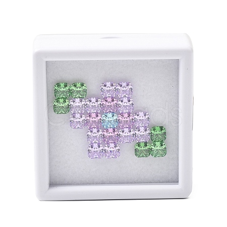23Pcs Cubic Zirconia Cabochons CU-F002-05G-1