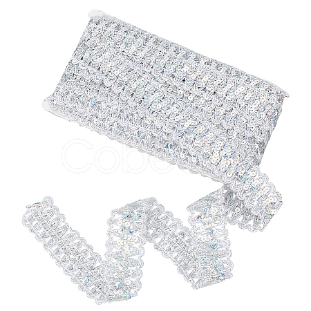 13M Metallic Lace Trims SRIB-WH0011-094A-1