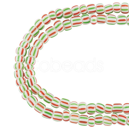 2Strands Handmade Lampwork Beads Strands BLOW-TADJ0001-01E-1