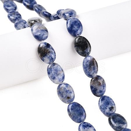 Natural Blue Spot Jasper Beads Strands G-M206-40-1