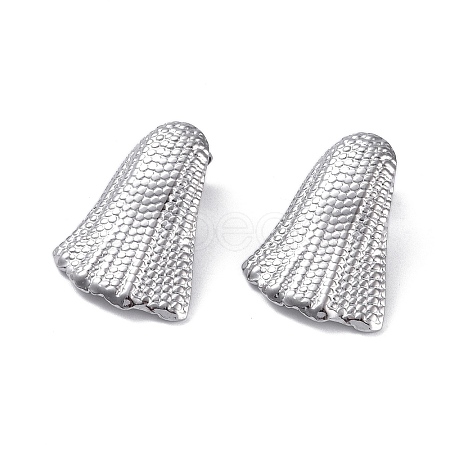 Non-Tarnish 304 Stainless Steel Stud Earrings EJEW-M250-02D-P-1