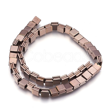 Electroplate Non-magnetic Synthetic Hematite Bead Strands G-I208-13-C-1