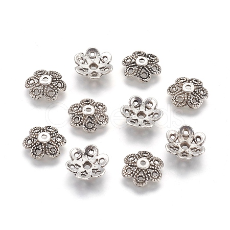 Tibetan Style Alloy Bead Caps LF10883Y-1