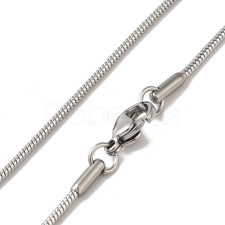 Tarnish Resistant 304 Stainless Steel Chain Necklaces LS-NJEW-R223-09-1
