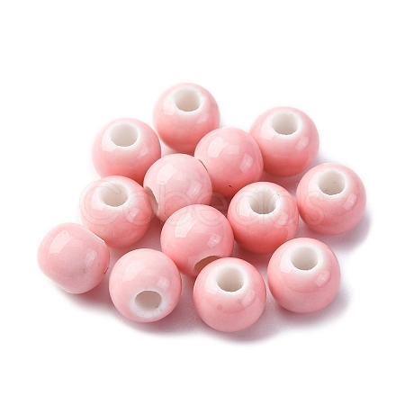 Bright Glazed Porcelain Beads PORC-D300-A29-1