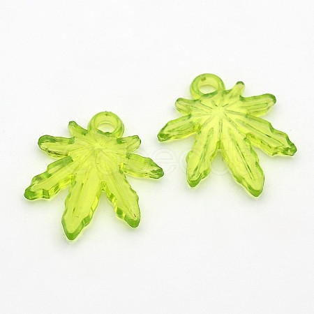Transparent Acrylic Pendants X-PL711Y-3-1