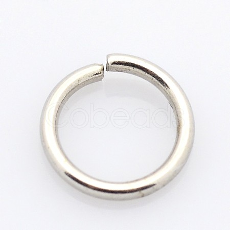 Tarnish Resistant 304 Stainless Steel Open Jump Rings STAS-E067-05-4.5mm-1