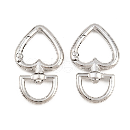 Zinc Alloy Swivel Clasps AL-CBAC079-11P-1