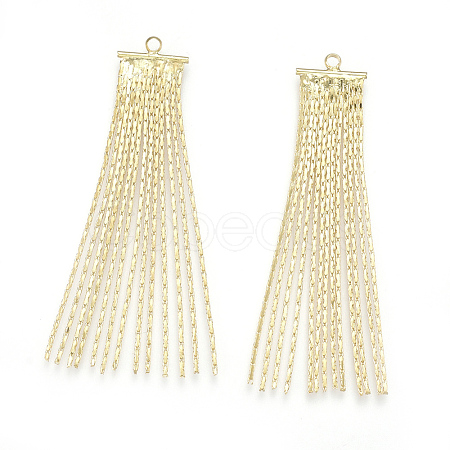 Brass Coreana Chain Tassel Pendants KK-S348-171-1