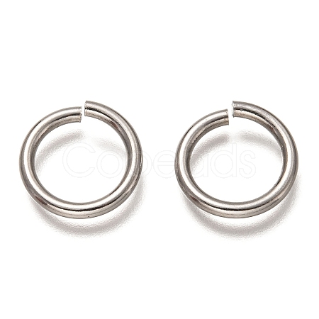 Non-Tarnish 304 Stainless Steel Open Jump Rings X-STAS-H136-06C-P-1