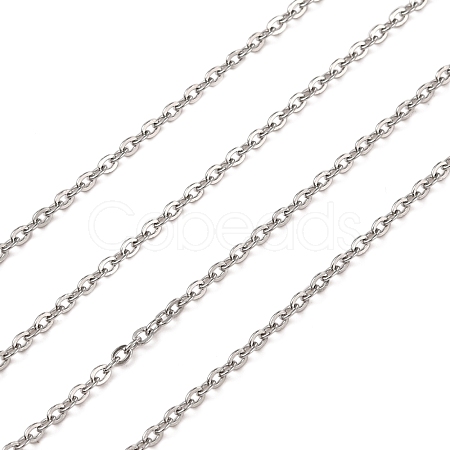 Tarnish Resistant 304 Stainless Steel Cable Chains CHS-R008-15-1